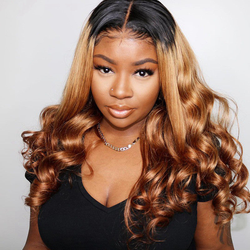 Ombre Lace Front Human Hair Wigs Remy Colorful Ombre Lace Front Human Hair Wigs Remy Colorful